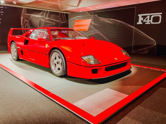 F40, Museo Enzo Ferrari